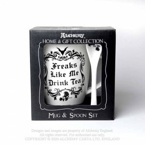'Freaks Like Me' Mug & Spoon Set - Goth Mall
