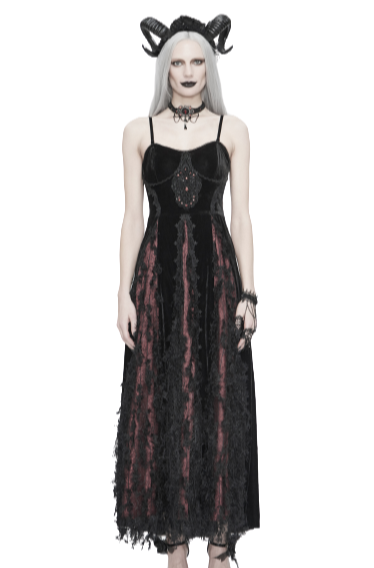 The Lady Burgundy Dress | Goth Mall