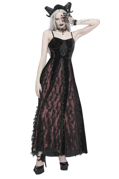The Lady Burgundy Dress | Goth Mall