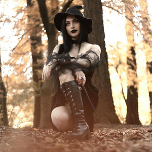 The Bubble Goth Mini Dress– Goth Mall