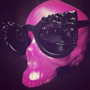 Victorian Midnight Sunglasses - Goth Mall