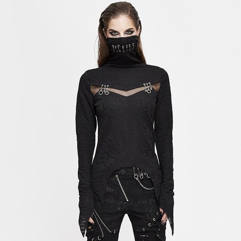 The Closure High Neck Top - Goth Mall
