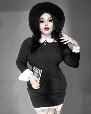 Women's Gothic Wednesday Costume 