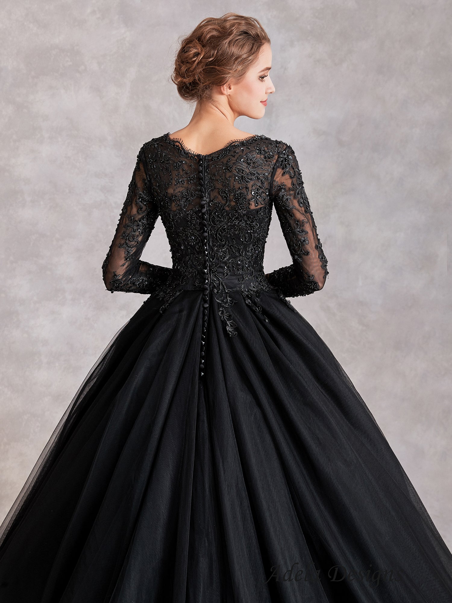 The Luxe Black Wedding Dress 14 The Luxe Black Wedding Dress 14