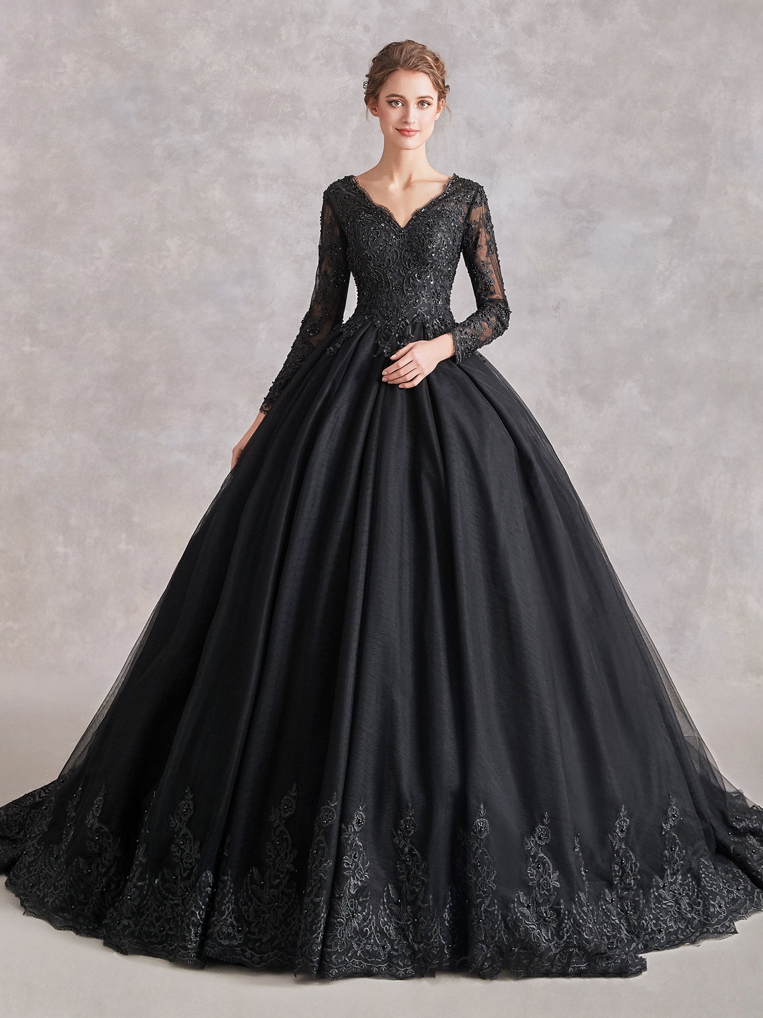 The Luxe Black Wedding Dress Goth Mall The Luxe Black Wedding Dress Goth Mall