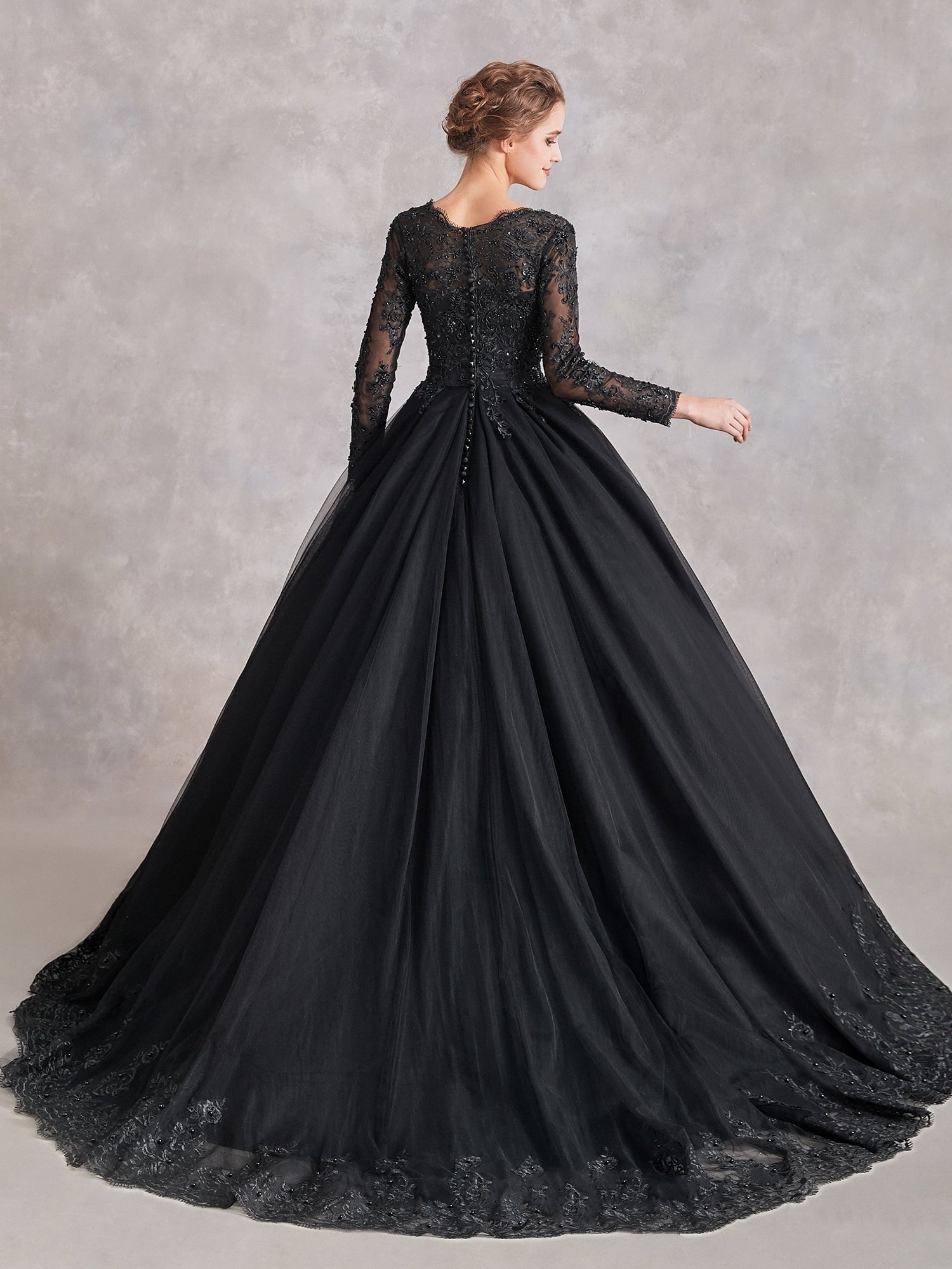 The Luxe Black Wedding Dress 14 The Luxe Black Wedding Dress 14