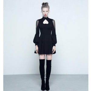 Inverted Heart Dress - Goth Mall