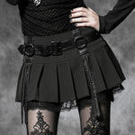 Gothic Pleated Skirt - Goth Mall