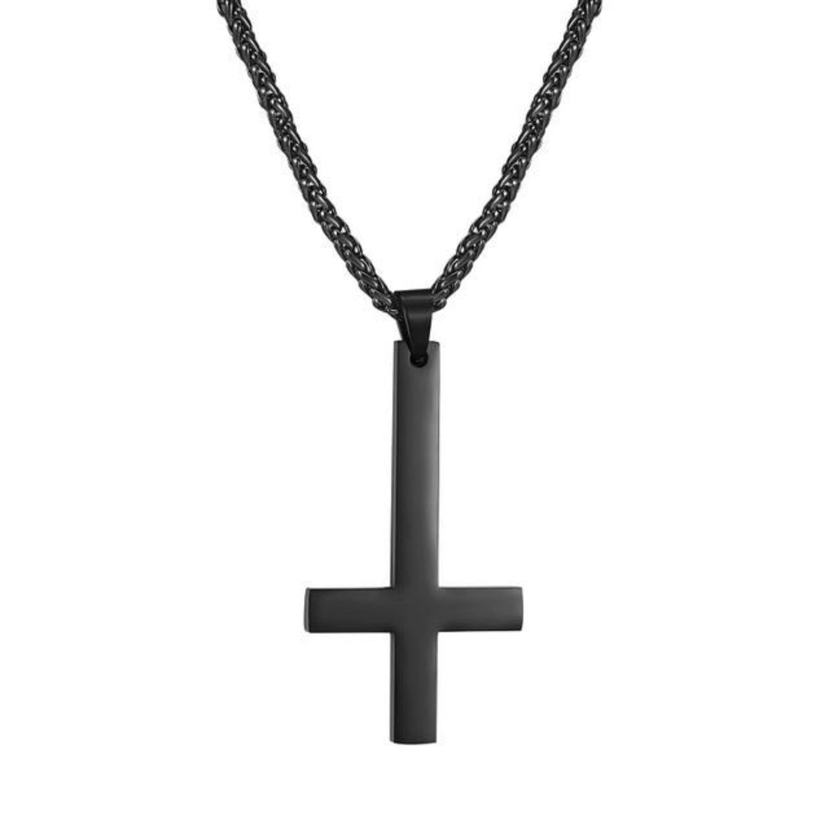 Inverted Cross Necklace | Goth Mall