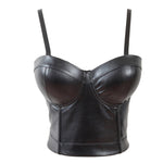 Leather Babe Bustier - Goth Mall