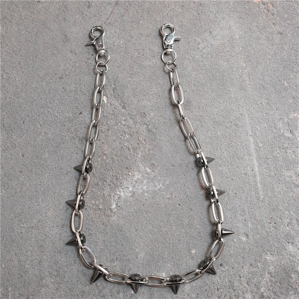 Goth Mall Spiked Wallet Chain