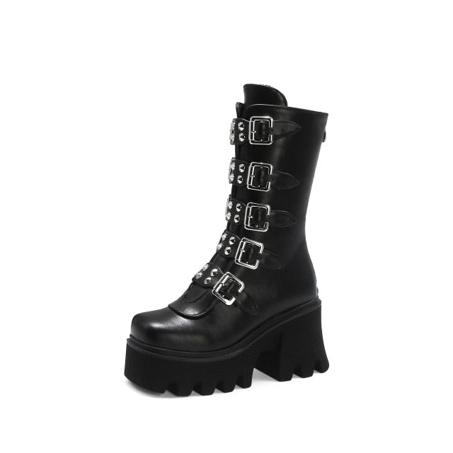 Industrial Diva Boots - Goth Mall