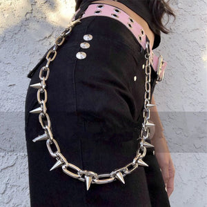 Spiked Wallet Chain - Goth Mall
