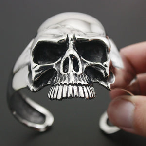 Heavy Skull Cuff - Goth Mall