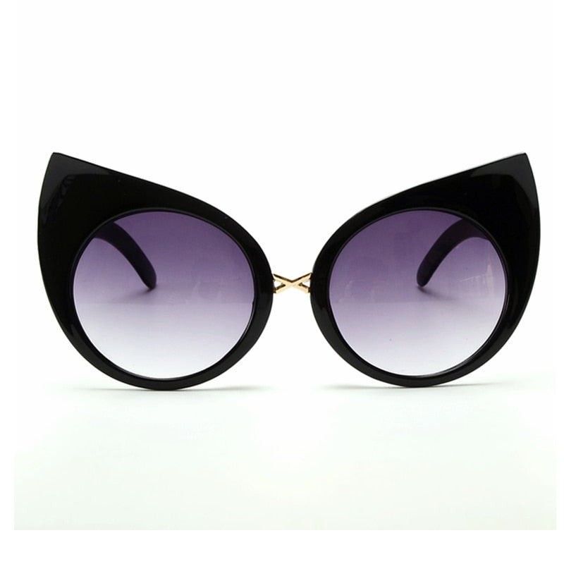 Deluxe Cat Eye Sunglasses - Goth Mall
