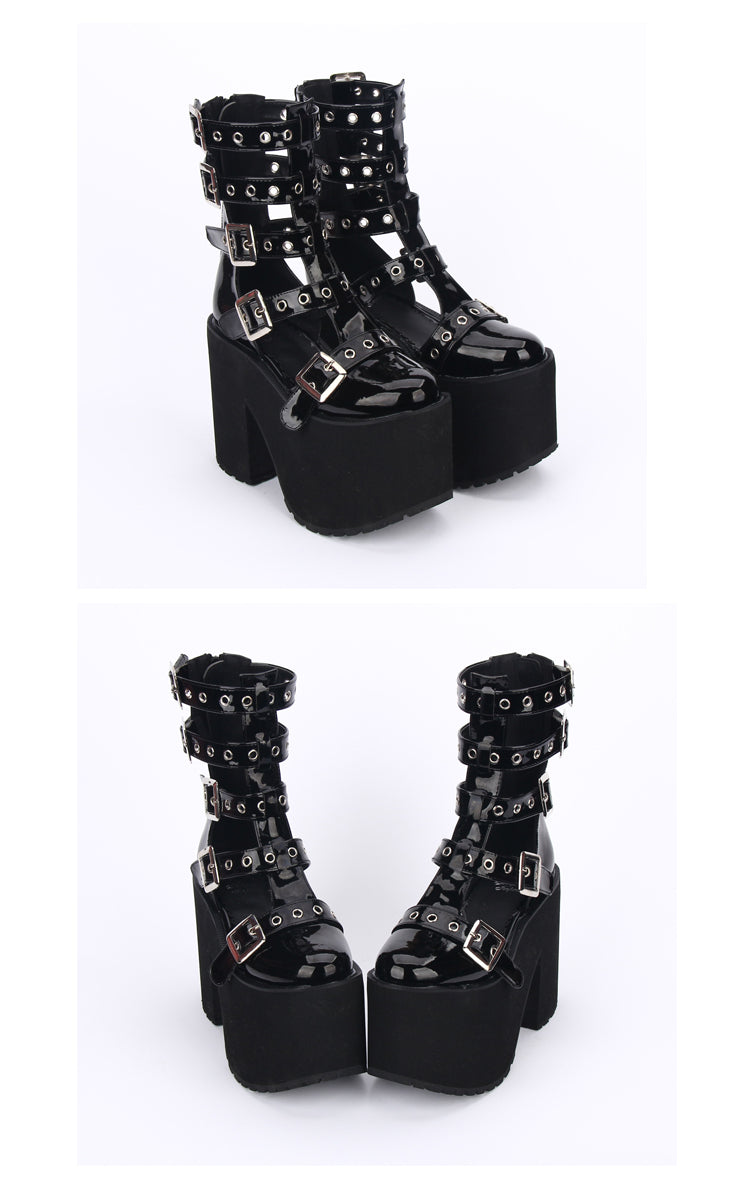 Gladiator Ghoul Shoes - Goth Mall