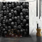 Dark Skulls Shower Curtain - Goth Mall