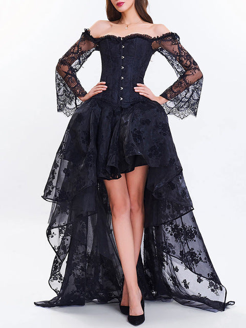 Gothic Queen Dress Black / 4XL Gothic Queen Dress Black / 4XL