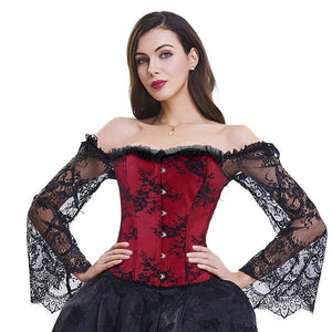 The Gothic Queen Corset Top - Goth Mall