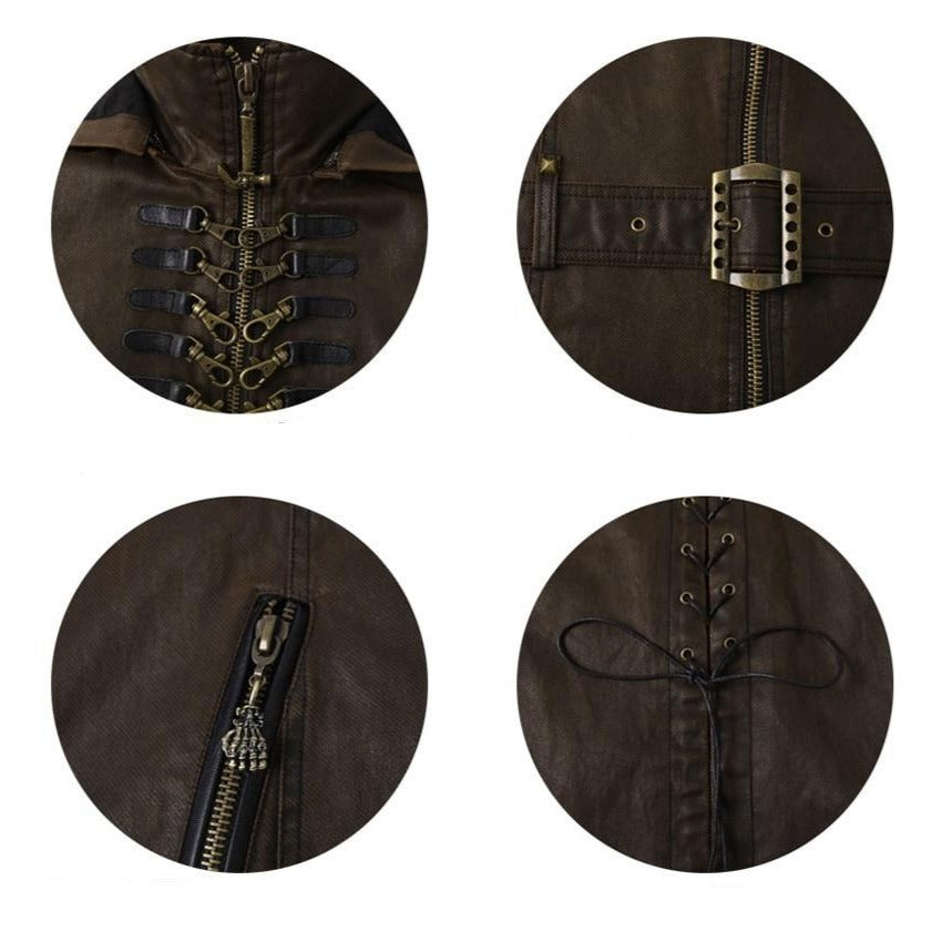 The Hooded Haunt Jacket - Goth Mall