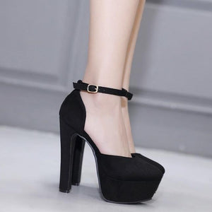 The Vamp Strap Shoes - Goth Mall