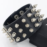 Metal Studded Wristband - Goth Mall