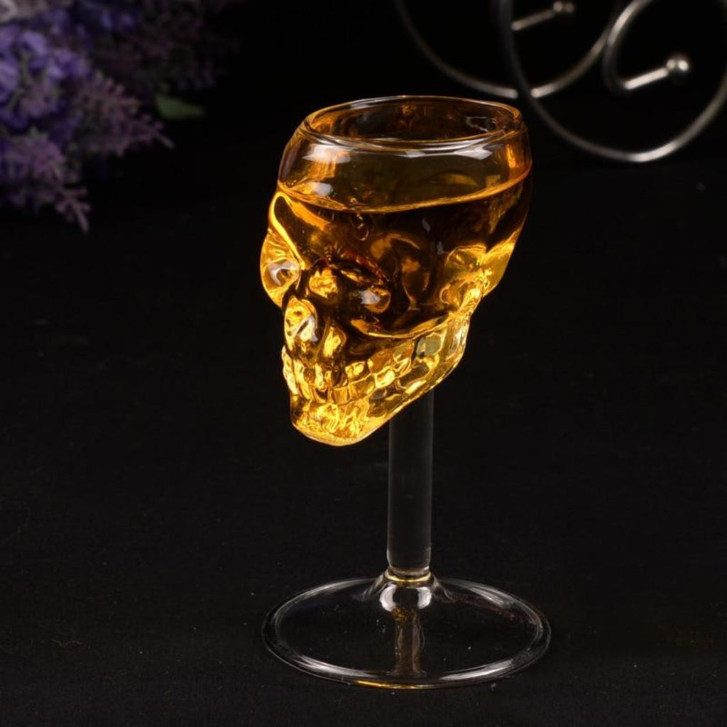 Skull Wine Glass - Goth Mall