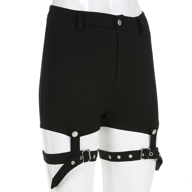 Garter Shorts Goth Mall