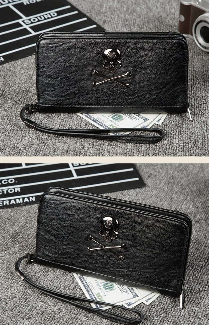 Skull & Cross Bones Wallet - Goth Mall