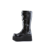 Demonia Trashville 518 - Black Vegan Leather - Goth Mall
