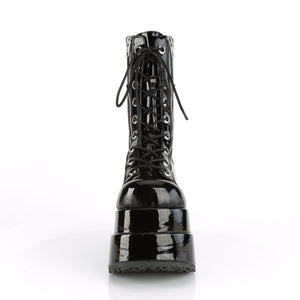Demonia Bear 265 Patent Platform Boots - Goth Mall